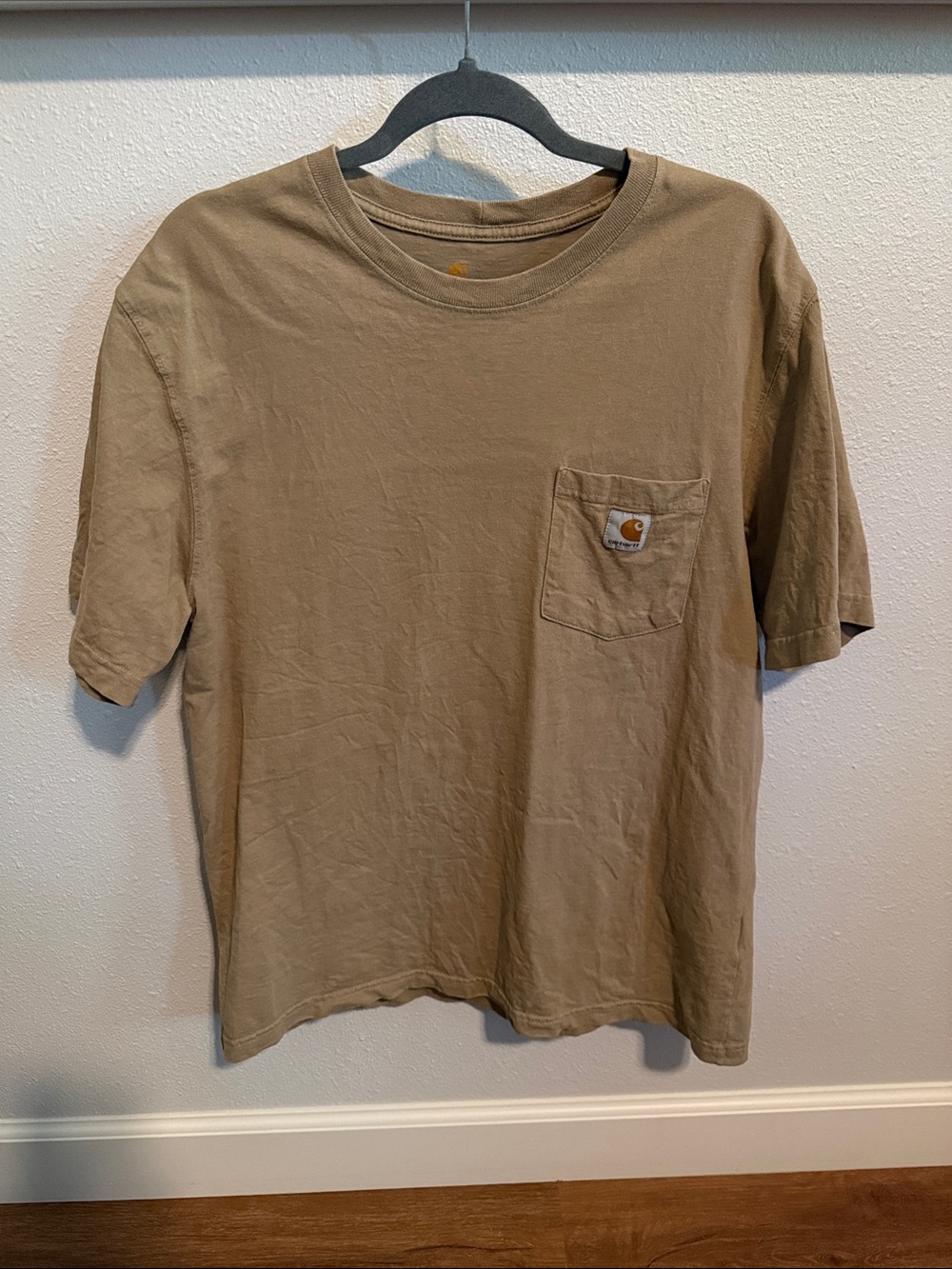 Carhartt Short Sleeve Pocket Tee in Khaki Brown